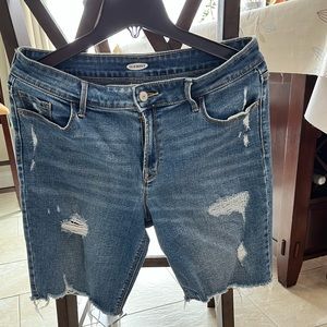 Old Navy Cut Off Denim Shorts Casual Summer